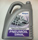 4. Olej mineralny do sprężarek śrubowych AIRPOL i WAN - PNEUMOLI S-M68 / opakowanie 5 l. , KW : COL0011 / SEL0590